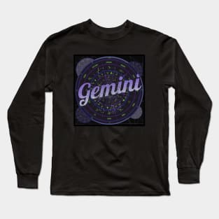 Gemini Zodiac Astrology Long Sleeve T-Shirt